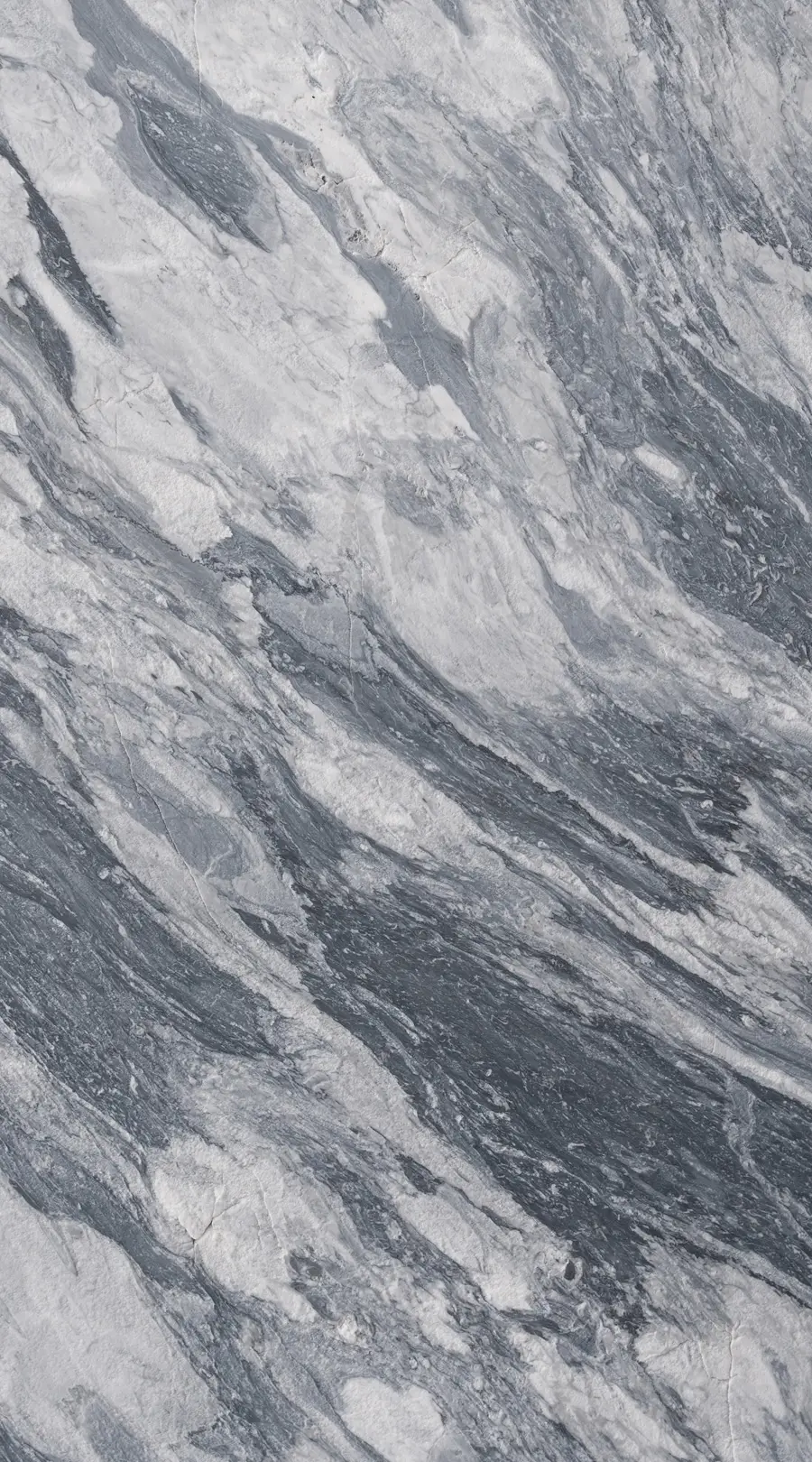 Bardiglio Nuvalato Italian marble with custom finish heavy brush