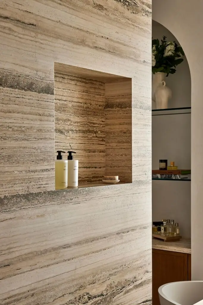 Silver Crystal Travertine