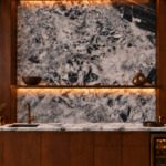 Napoleon Black: the look of the rarest marble in France, in a stone you can put in a kitchen